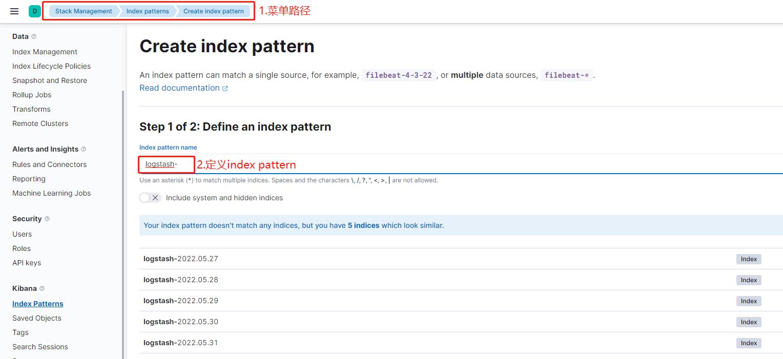 kibana-index-pattern