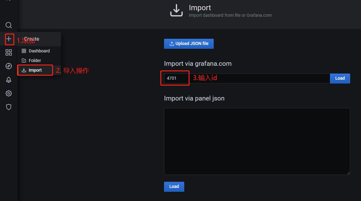 grafana-imort-dashboard